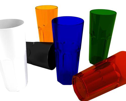 plastic cups octagonal preview image